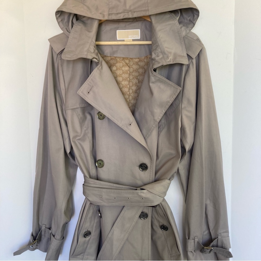 Michael Kors Trech Coat Rain Jacket Womens 1X